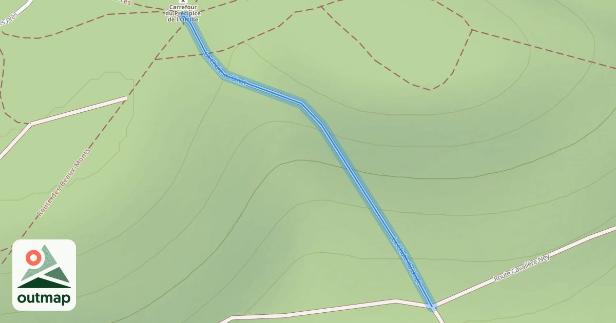 Map of La Chute du Binet