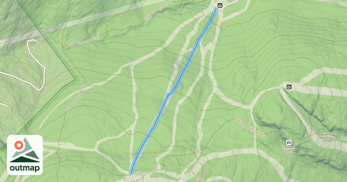 Map of Powder Pass