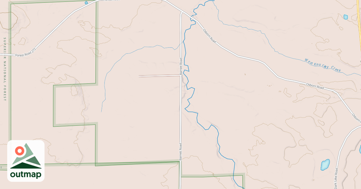 Map of BARRETT ROAD