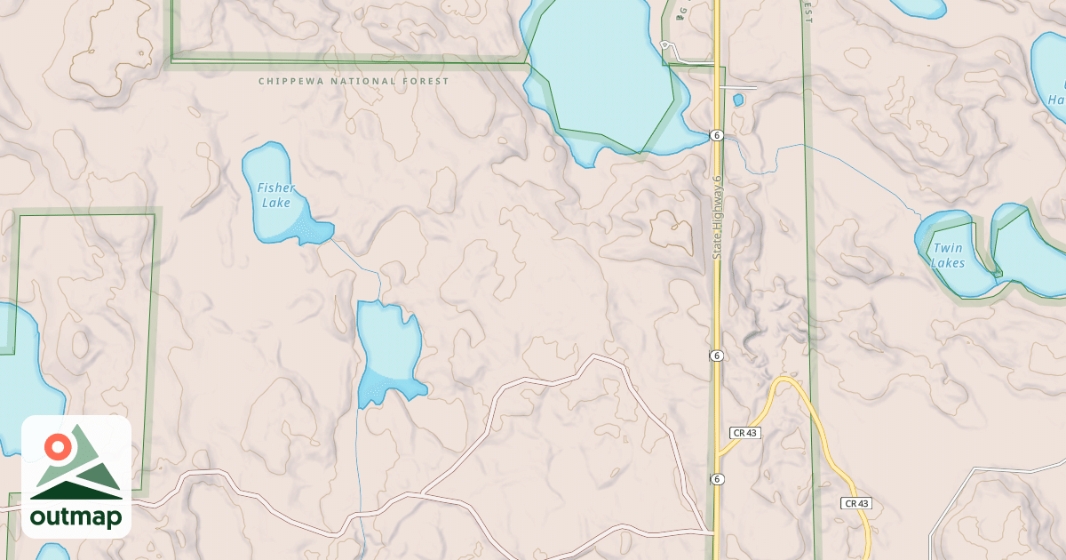 Map of EAST LACROIX SPUR A