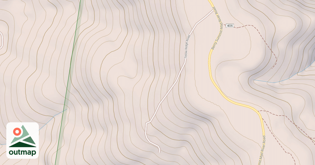 Map of TITLOW RIDGE