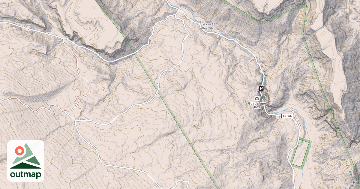Map of USFS Motor Vehicle Use Map Roads {6CEAAFEC-1F36-4217-8407-6C40AEC4EA79}