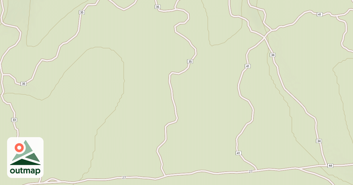 Map of Cline Buttes Tr 35