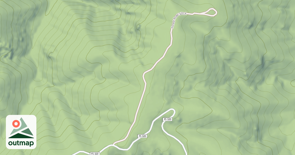 Map of HERMAN SPUR 1 NORTH
