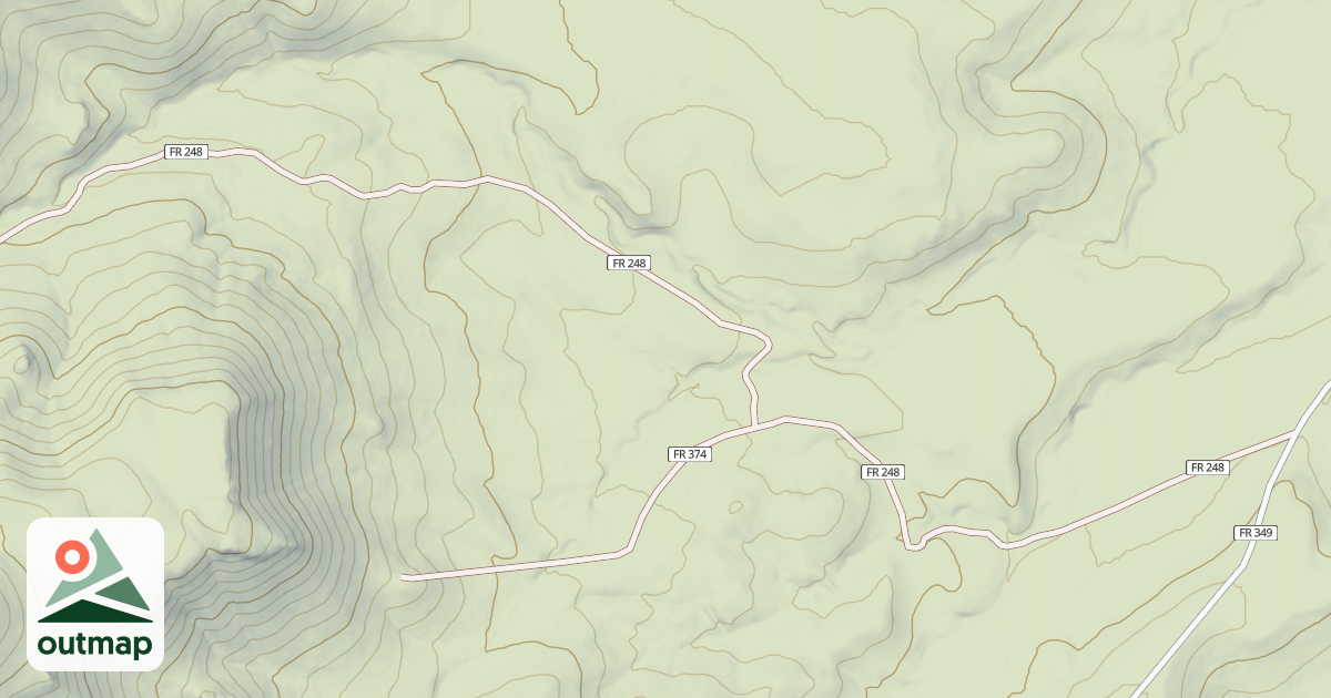 Map of BLACK CANYON