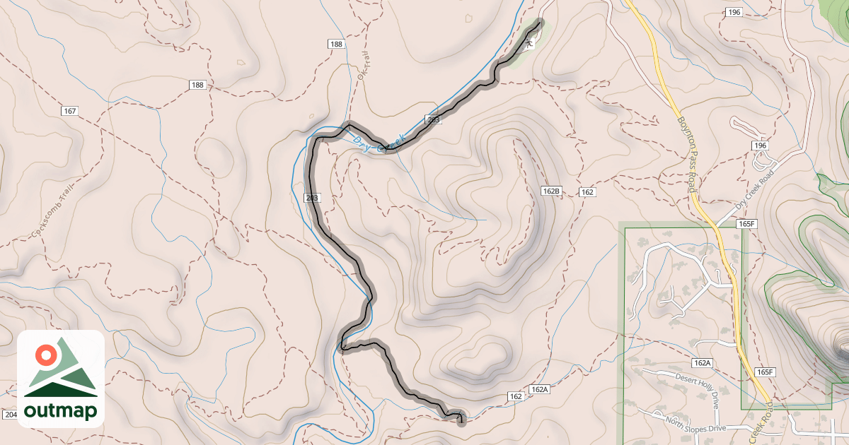 Map of Arizona Cypress Trail