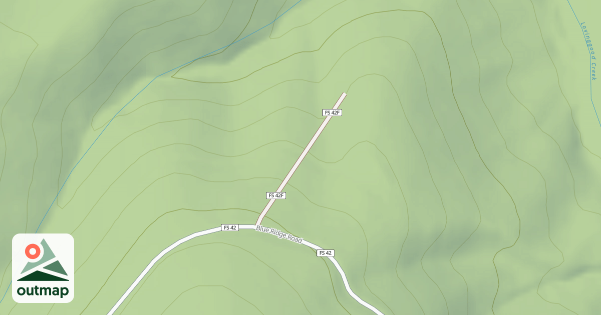 Map of SPRINGER MTN. PARKING