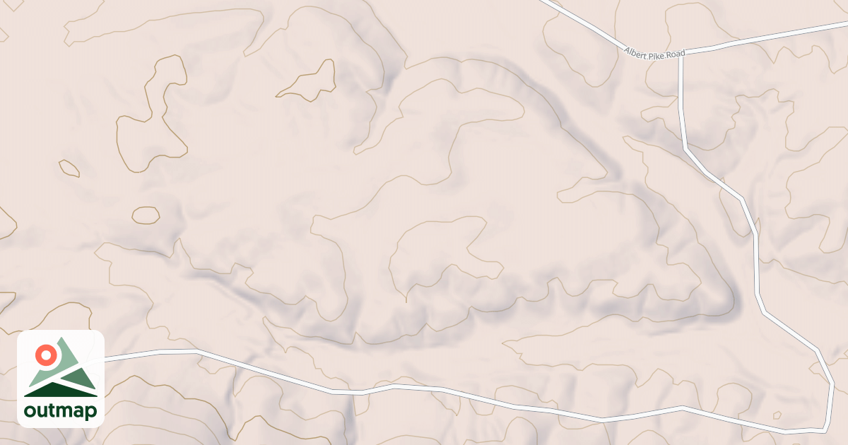 Map of OAK FLATS