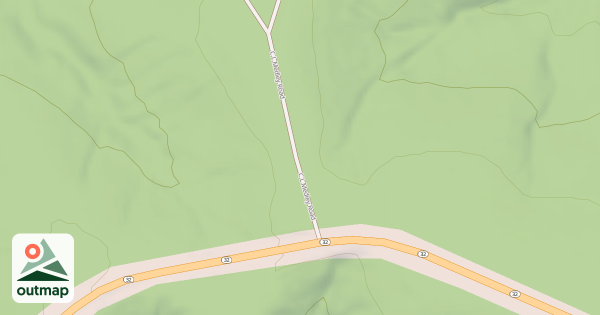 Map of HICKORY GROVE CHURCH