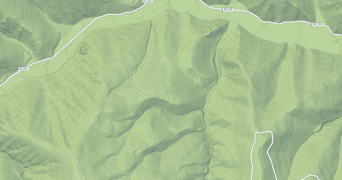 Map preview of READER GULCH