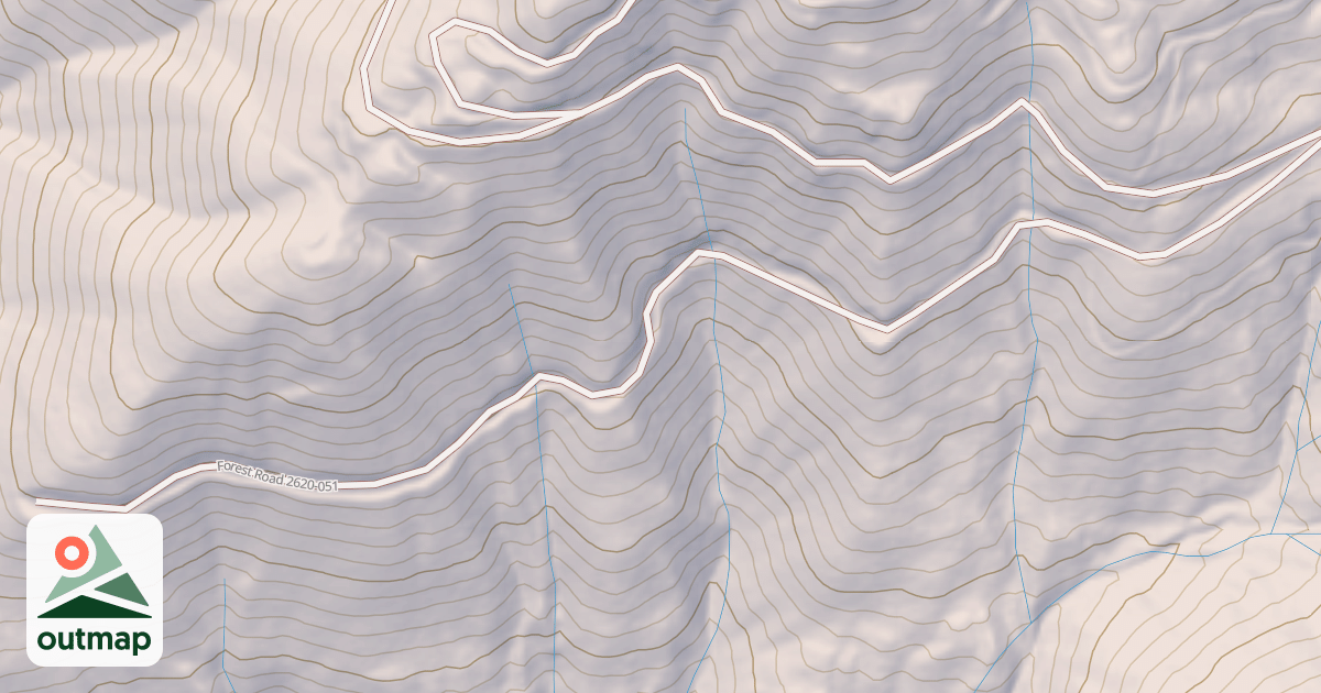 Map of USFS National Forest System Roads {48EE1373-589C-4366-AFE7-85F2C596A378}