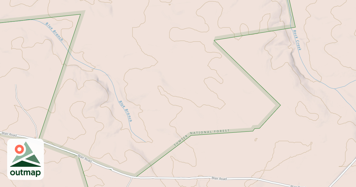 Map of ROCK CREEK