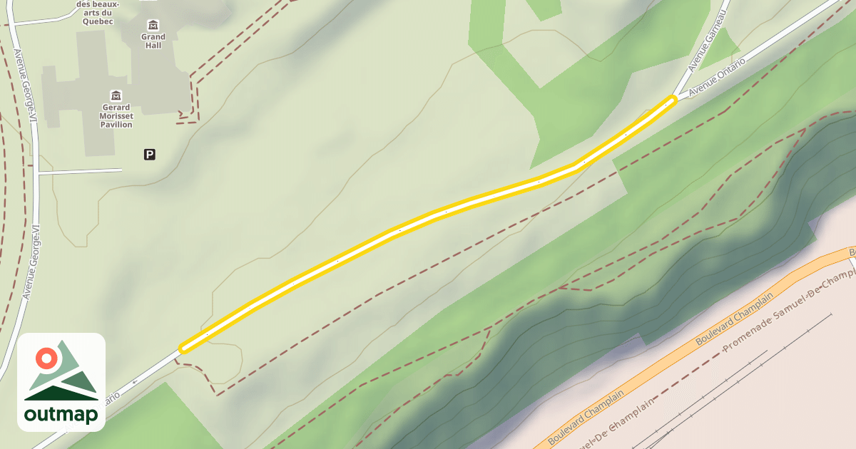 Map of Avenue Ontario