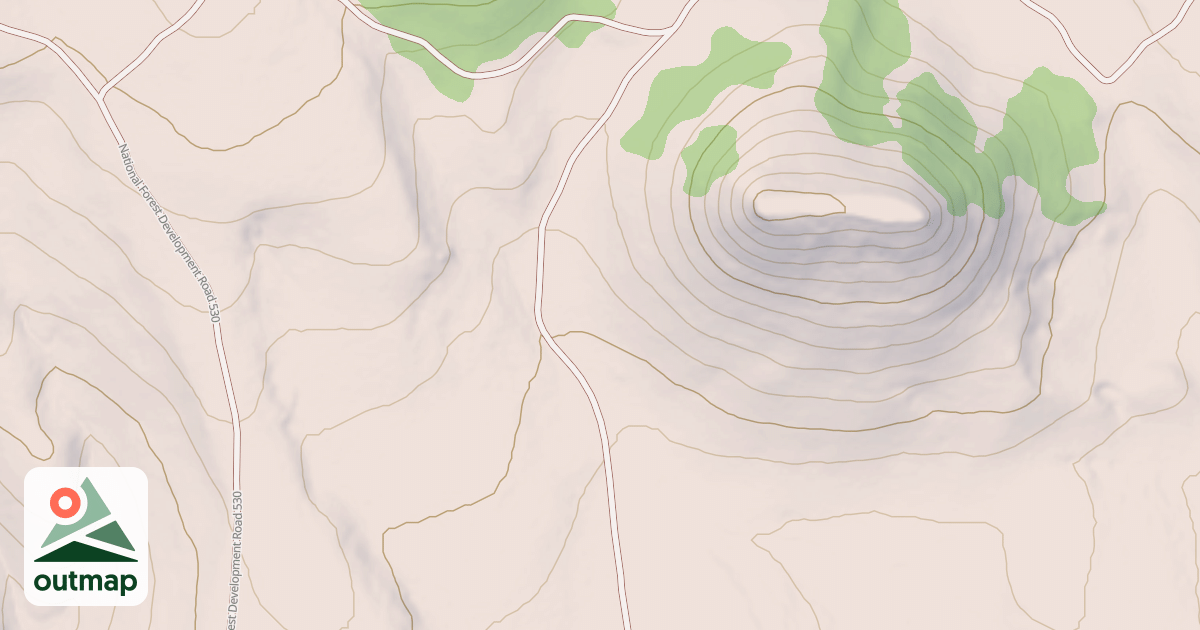 Map of TABLE MOUNTAIN SPUR C
