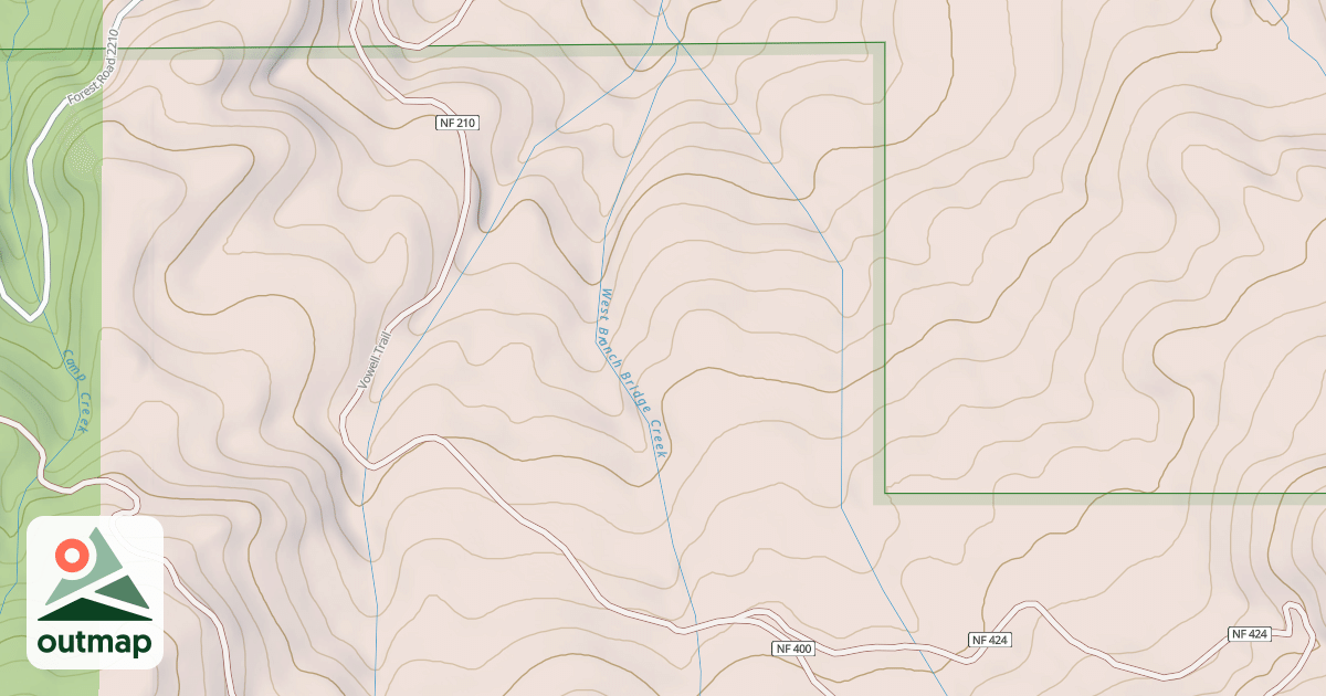 Map of USFS National Forest System Roads {C8FF60F5-DA87-4D16-A938-14DB39176F0B}