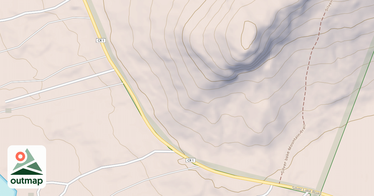 Map of Richards Road To Silver Lake Power Line Extension