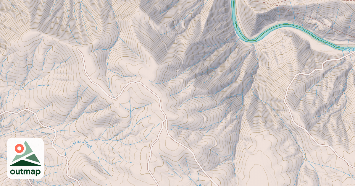 Map of PITTSBURG HILL SPUR