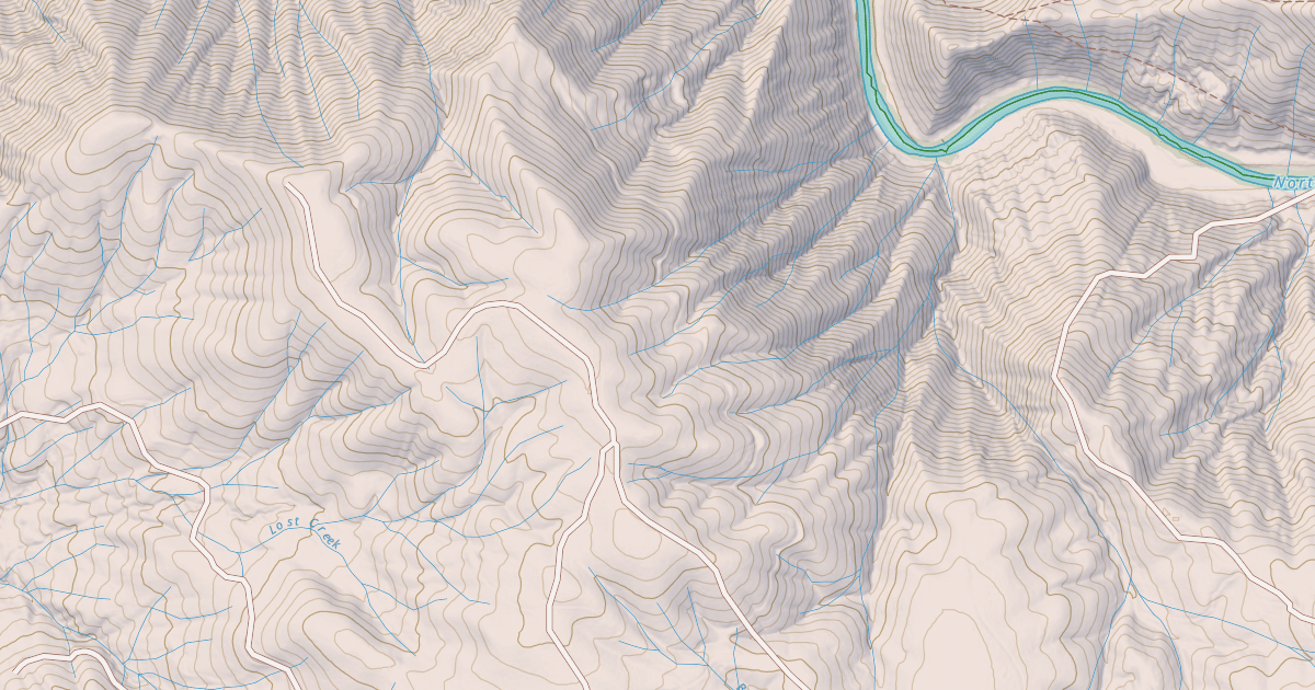 Map preview of PITTSBURG HILL SPUR