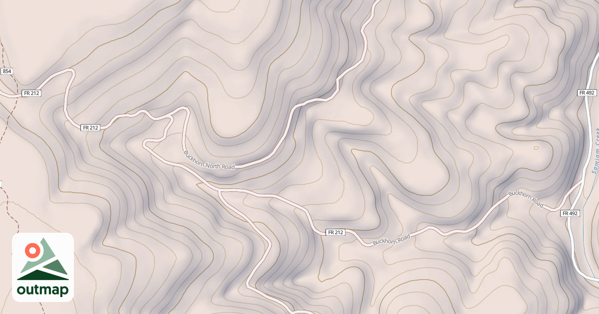 Map of BUCKHORN CR