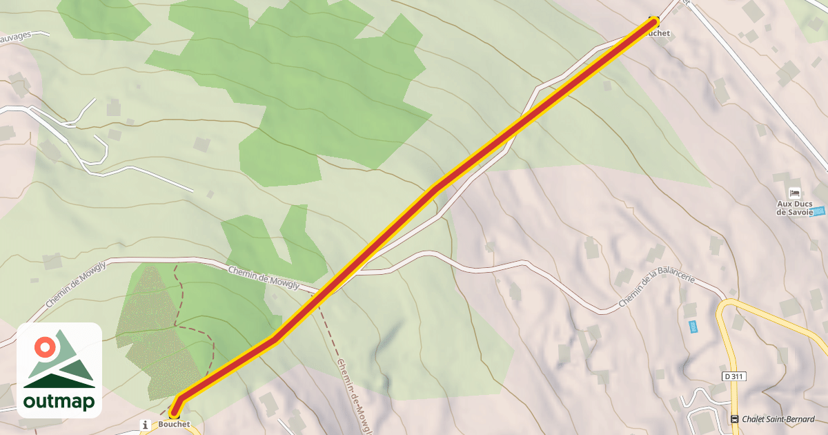 Map of Bouchet