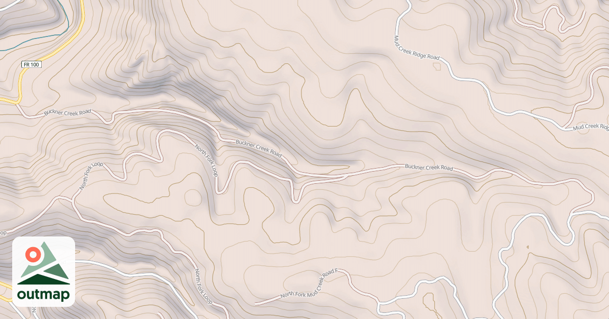 Map of BUCKNER CREEK