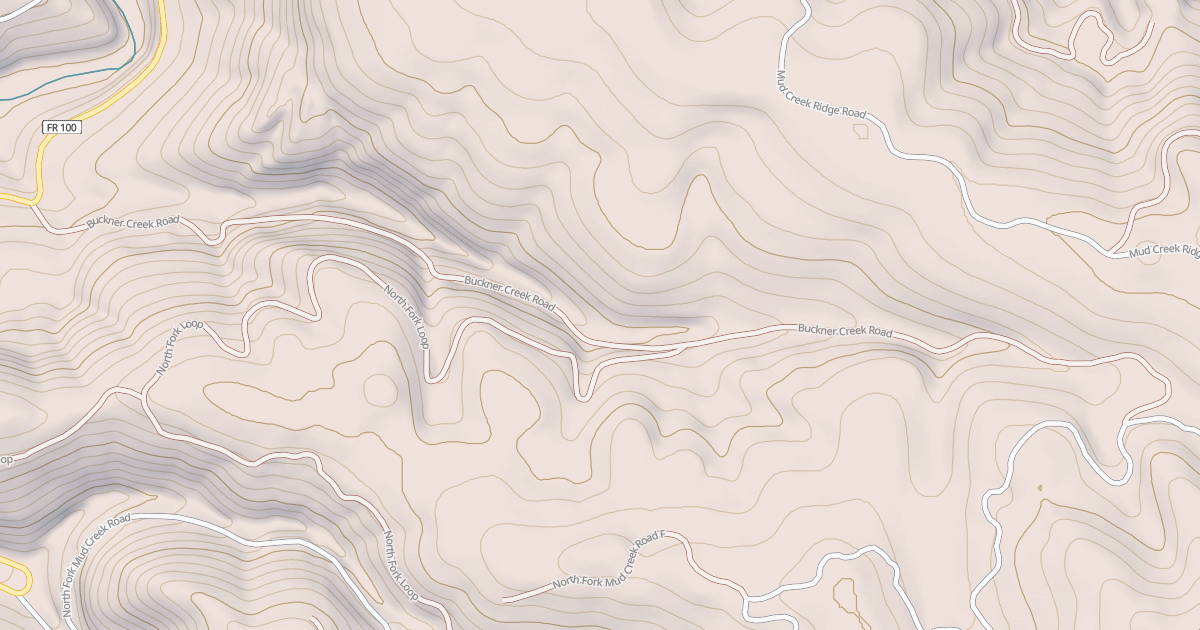 Map preview of BUCKNER CREEK