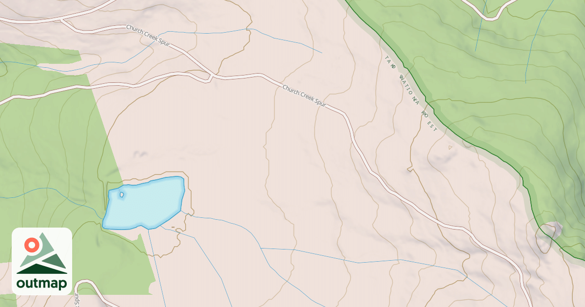 Map of CHURCH CREEK SPUR