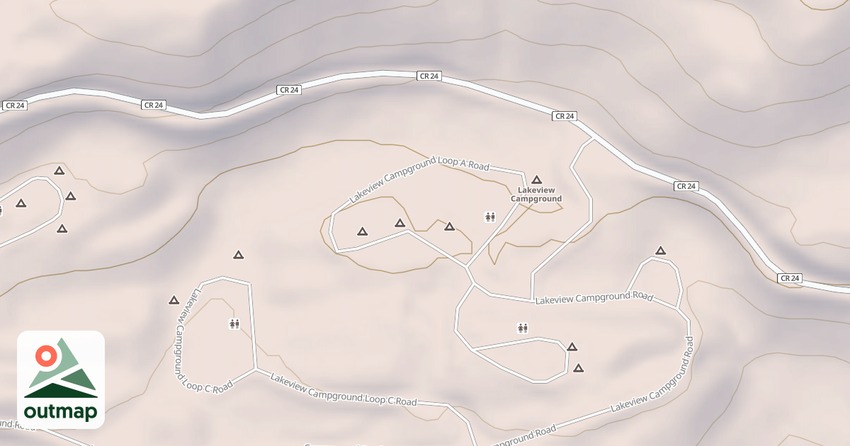 Map of LAKEVIEW CG LOOP A
