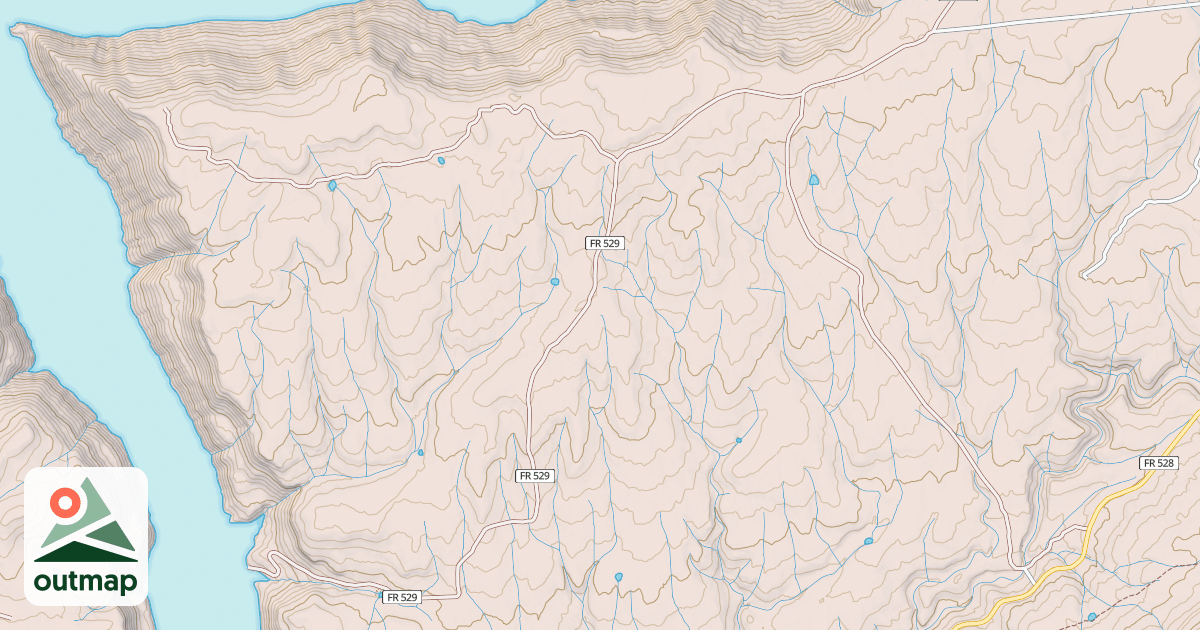 Map of BEAVER RIM