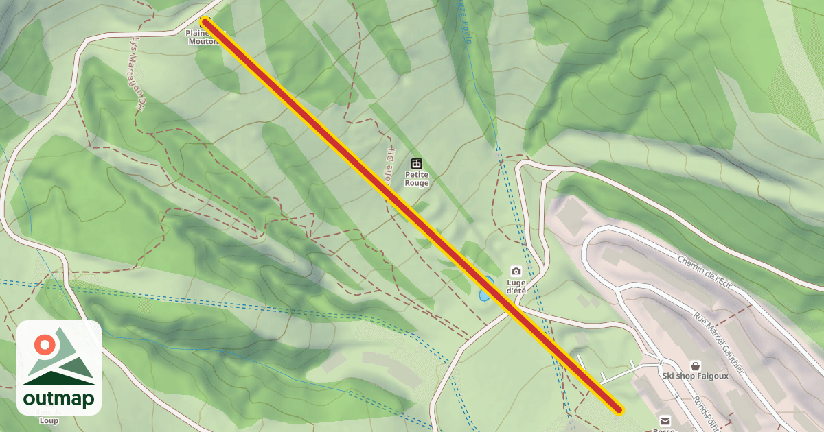 Map of Plaine des Moutons