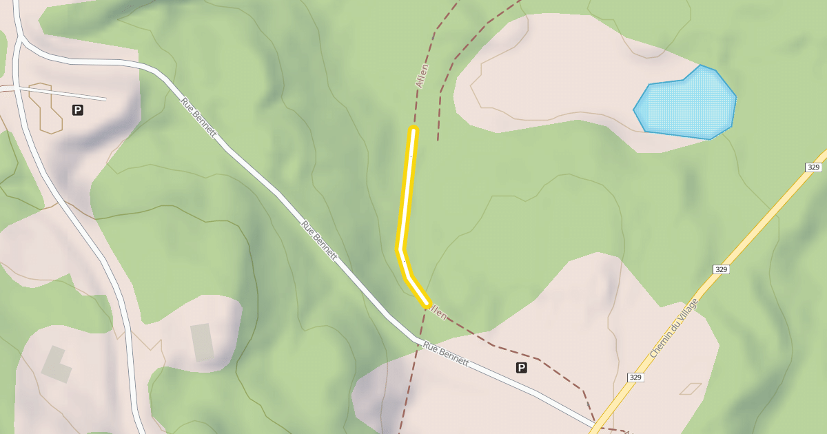 Map preview of Allen