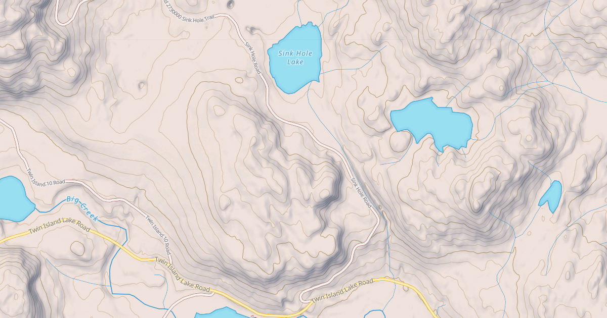 Map preview of SINK HOLE