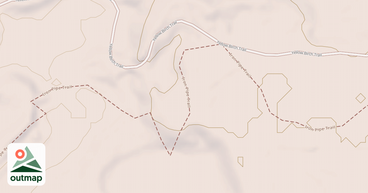 Map of Straight Arrows Trail
