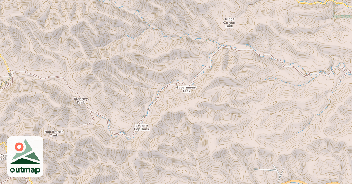 Map of BURNT CAN