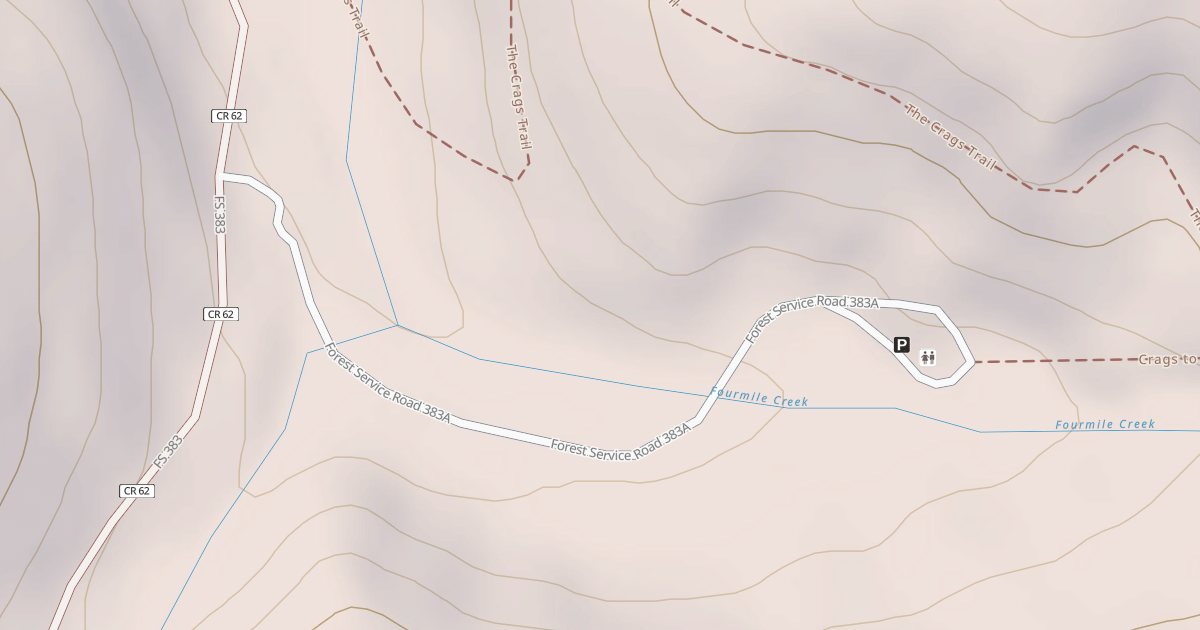Map preview of THE CRAGS CG