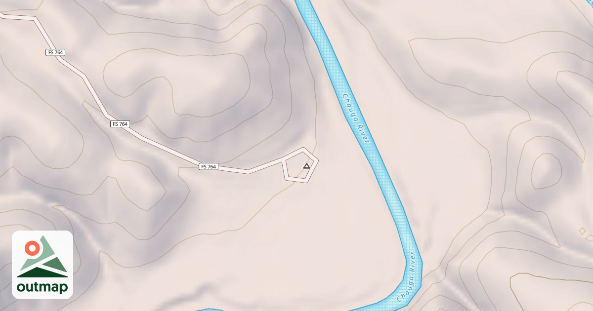 Map of GRAPEVINE BRANCH