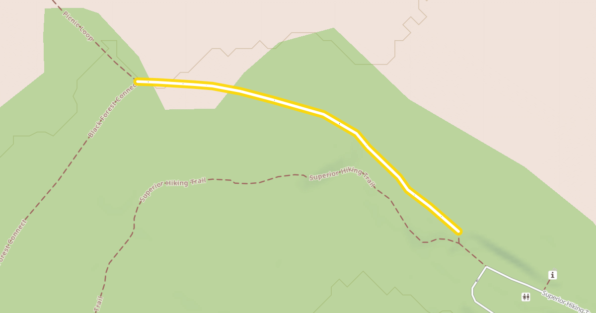 Map preview of Sugarbush Oberg Lake Loop