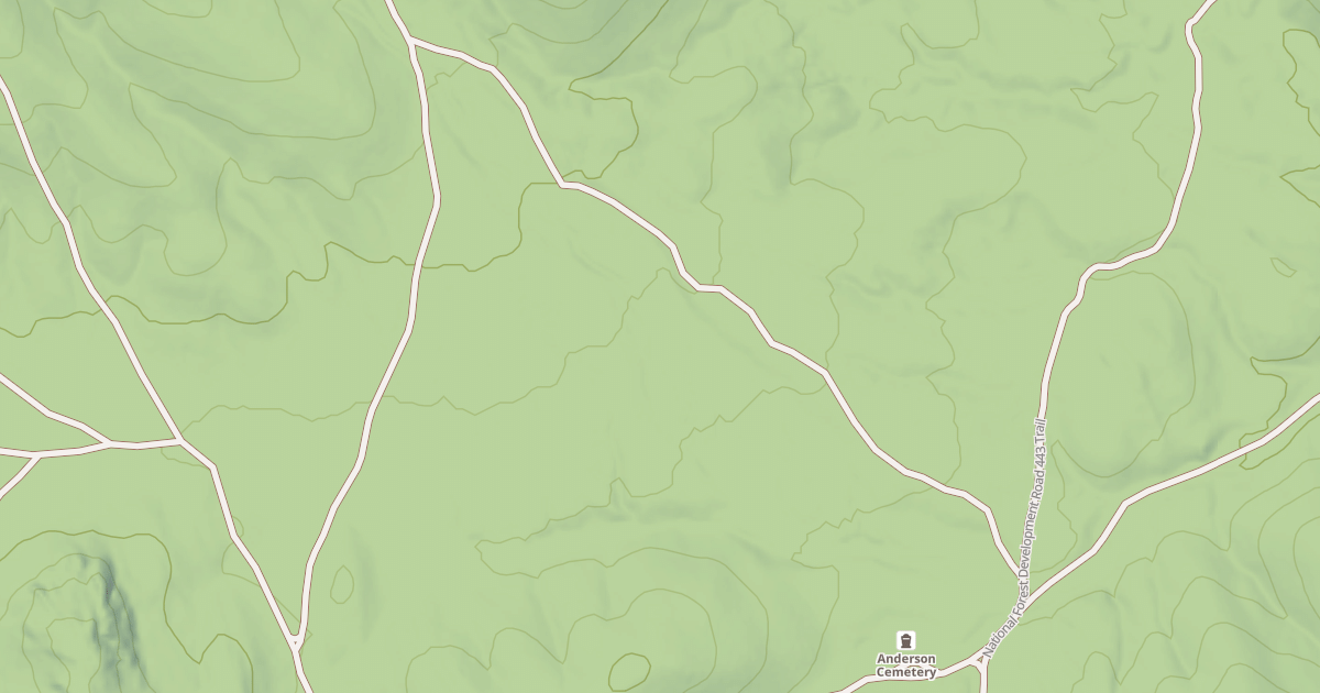 Map preview of HILLEN CANYON ROAD