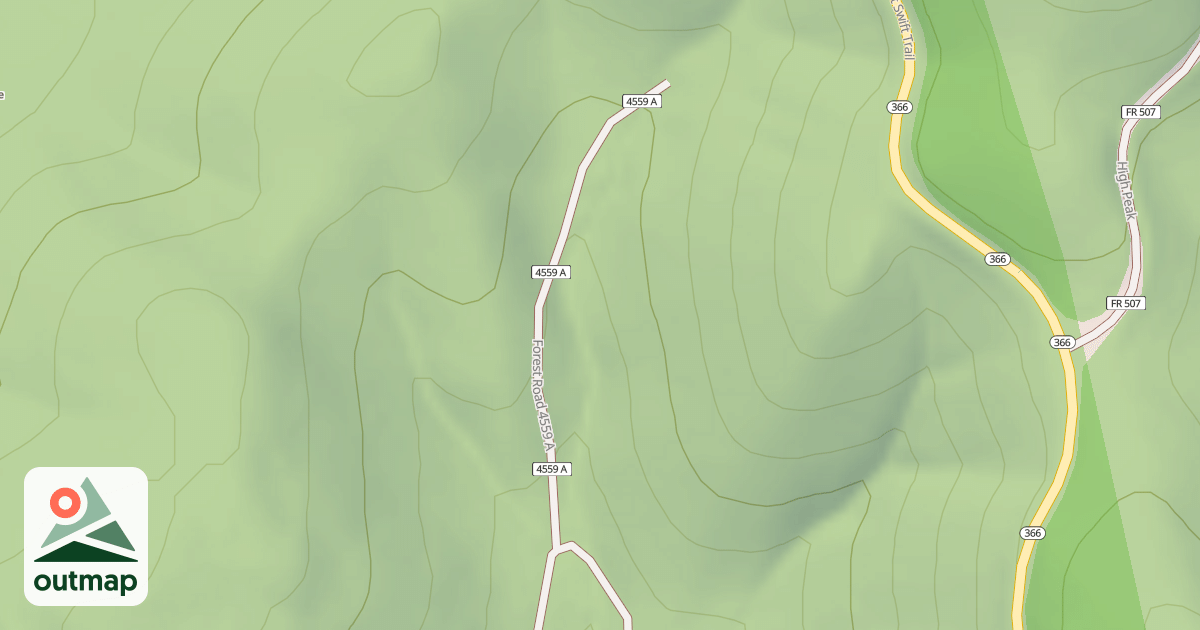Map of USFS National Forest System Roads {94BDE8E4-ACE8-4EB5-A7CE-6A35F52BE424}