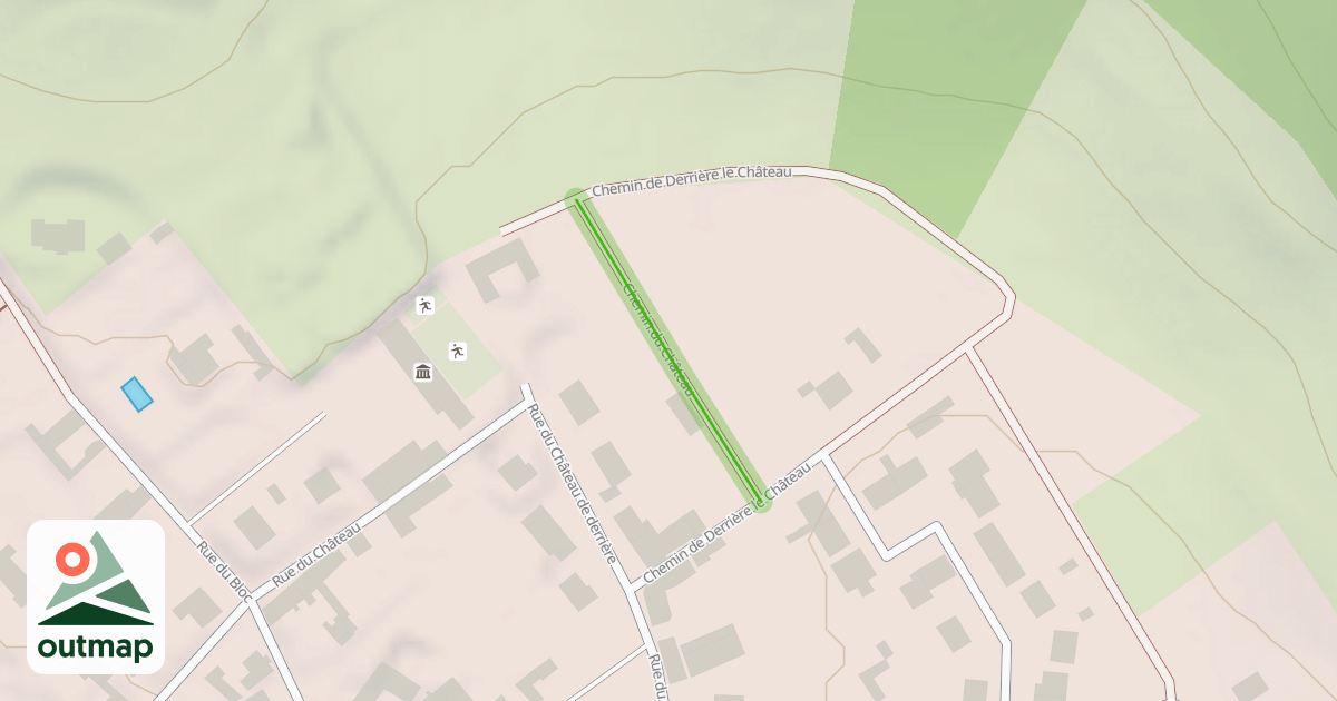 Map of Chemin du Château