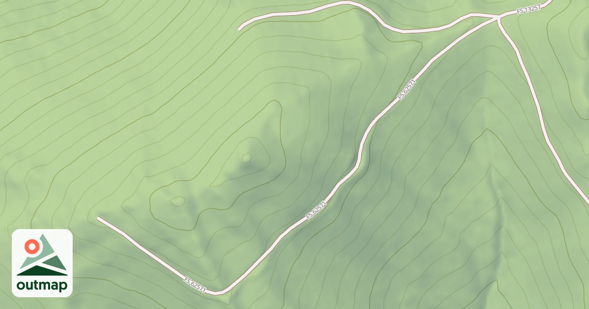 Map of (FDR) SKALKAHO CREEK