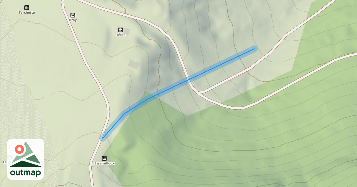Map of La Grande Terche