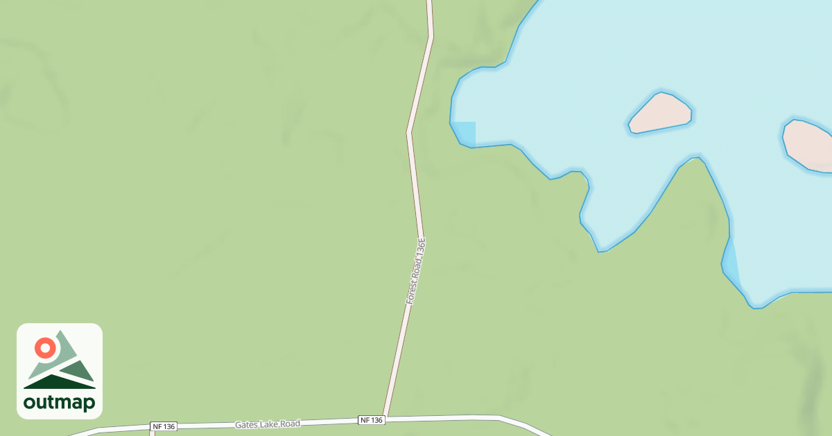 Map of FR 136E