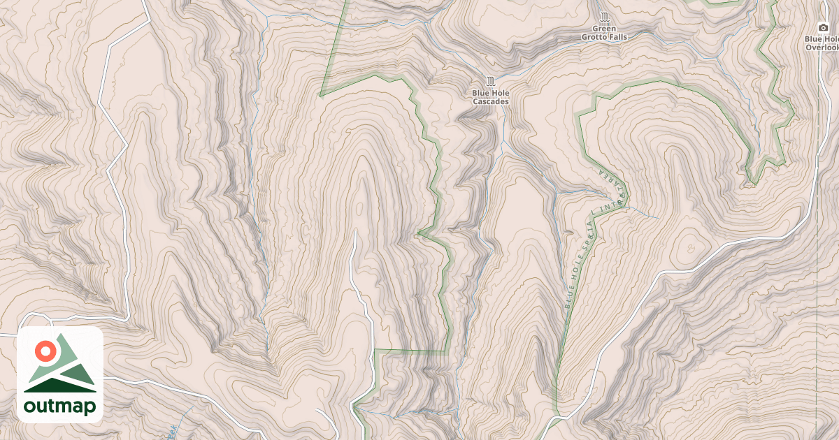 Map of POND FLAT