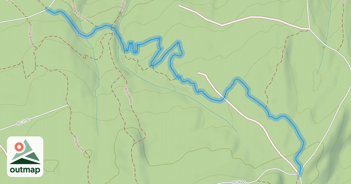 Map of Keystone