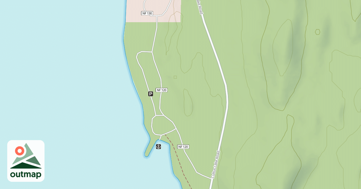 Map of CULTUS LAKE C.G. COMPLEX