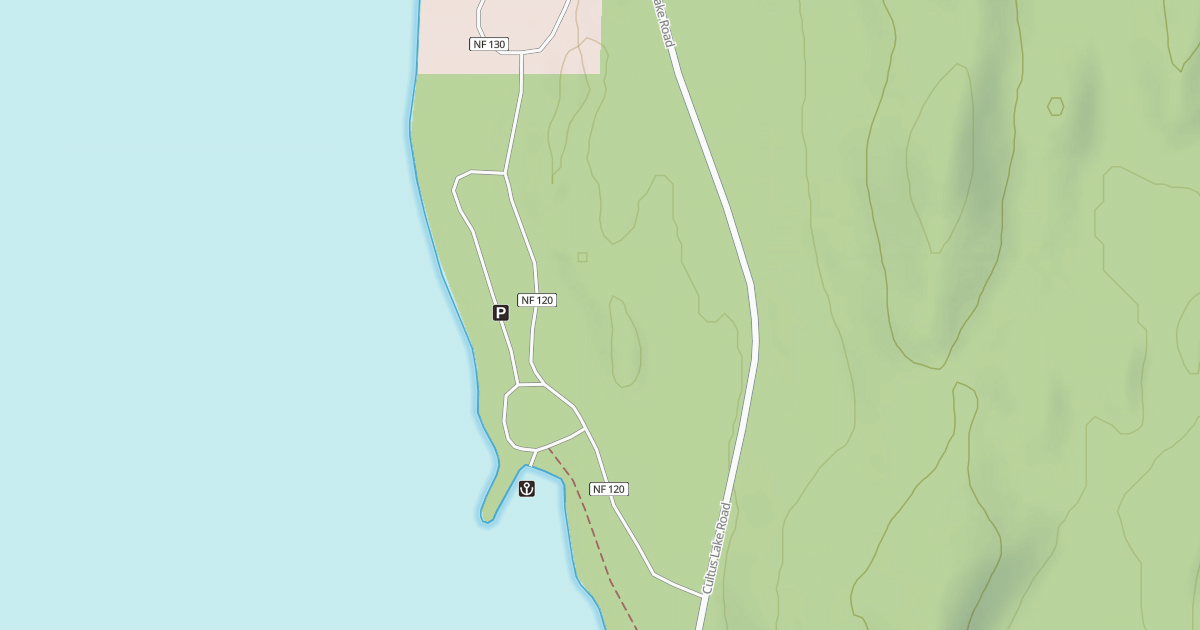 Map preview of CULTUS LAKE C.G. COMPLEX