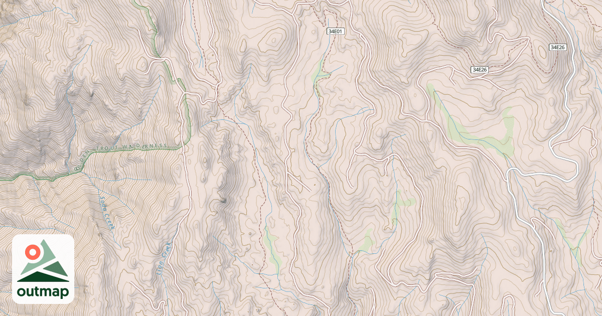 Map of BEACH CREEK