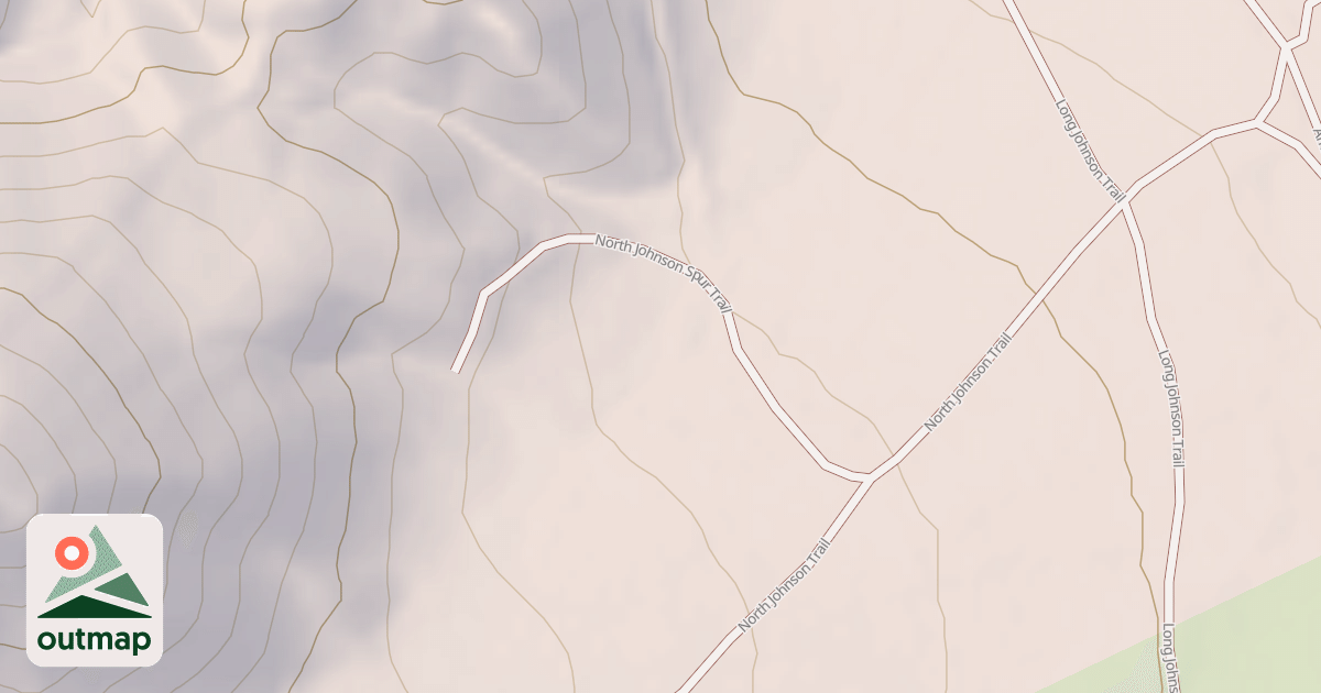Map of NORTH JOHNSTON SPUR