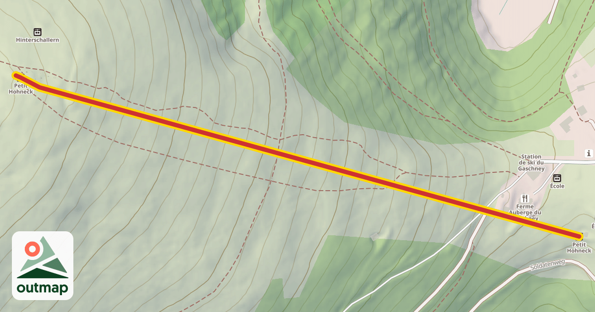 Map of Téléski du Petit Hohneck